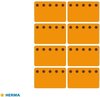 Herma Diepvriesetiketten 26x40mm Fluor-Oranje 48 stuks