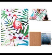 Tablet Book Case met sluiting voor Apple iPad Air - Tropische Flamingo