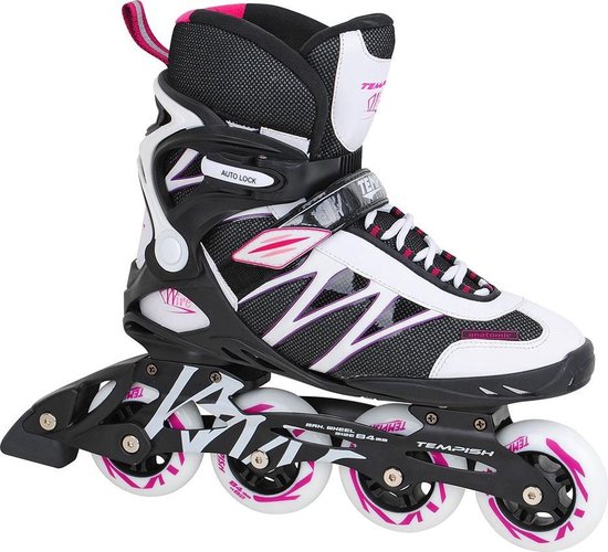 Tempish Wire Inline Skates Dames Zwart/wit/roze Maat 41