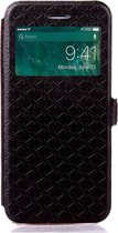 Shop4 iPhone X - Case View Case Diamond Series Zwart