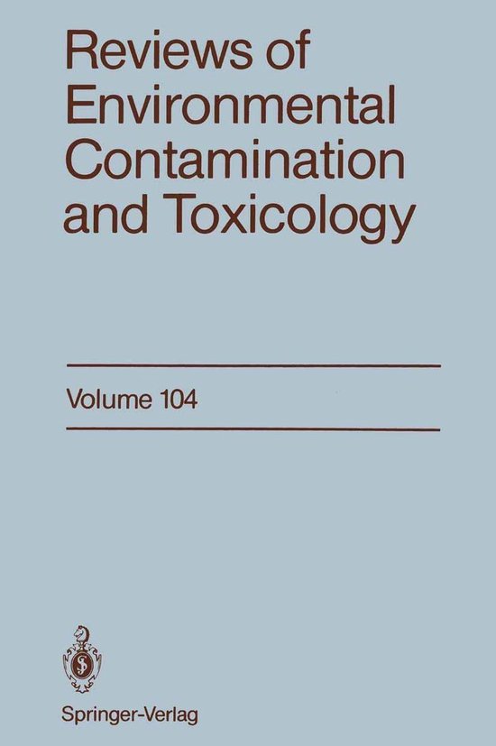 Reviews of Environmental Contamination and Toxicology 104 -  ... - cover