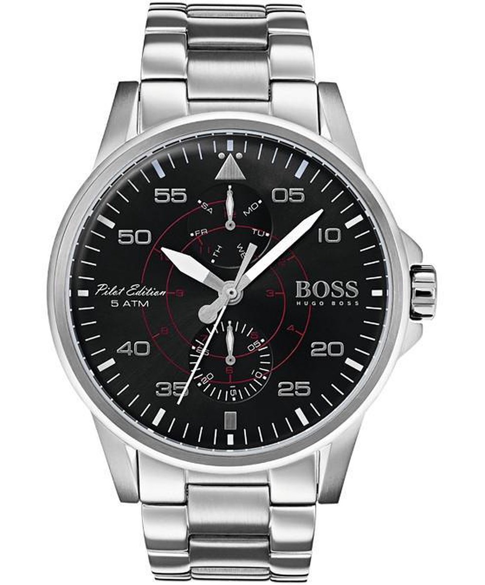Hugo Boss 1513518 Horloge - Staal - Zilverkleurig - 44 mm