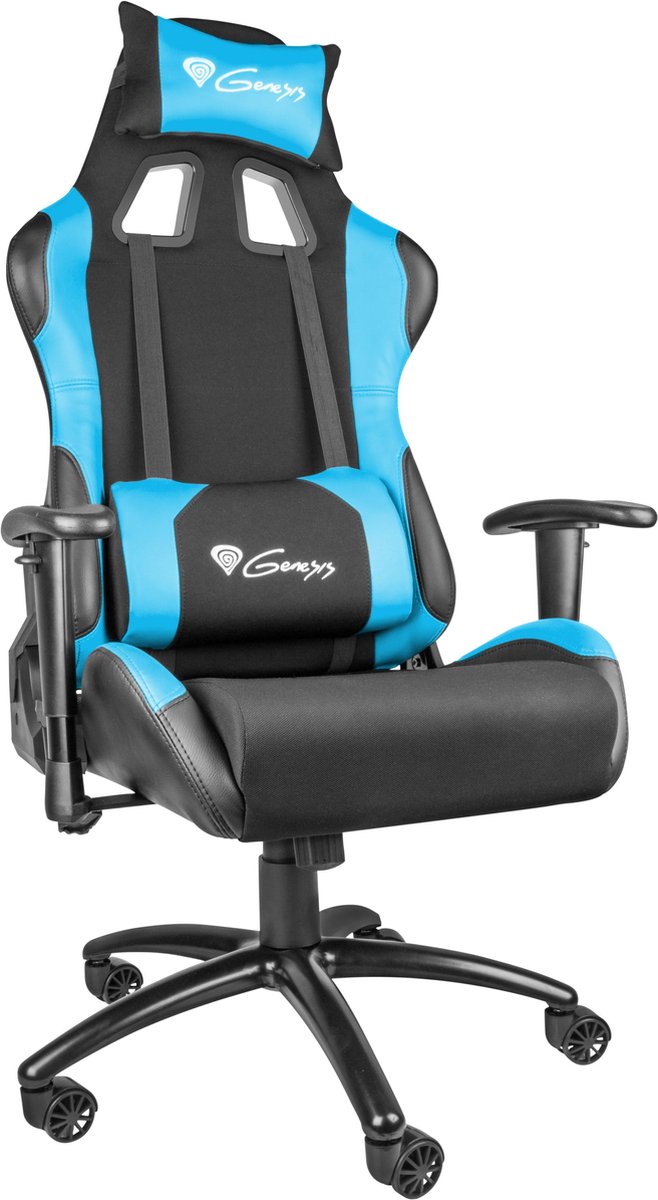 Genesis Nitro550 Gaming Stoel Zwart en Blauw