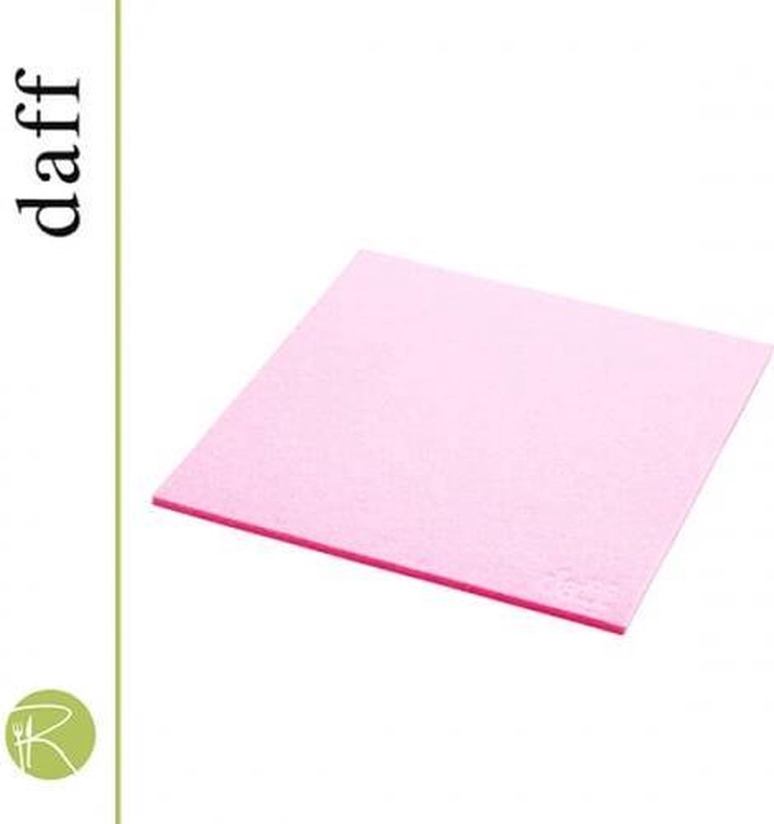Daff Onderzetter - Vilt - Vierkant - 20 x 20 cm - Rose sorbet