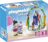 PLAYMOBIL City Life Styliste met verlichte etalage - 5489