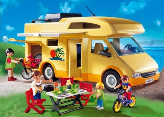 Playmobil Familie Kampeerwagen - 3647 | bol.com