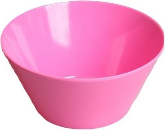 Pest Dageraad Gasvormig Plastic schaal roze 15 x 7 cm | bol.com