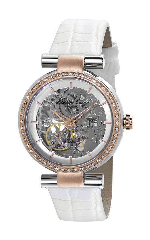 Kenneth Cole KC2861 - Horloge - 36 mm - Wit - Automatisch uurwerk | bol.com