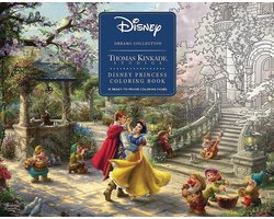 Omslag van Disney Dreams Collection Thomas Kinkade Studios Disney Princess Coloring Poster