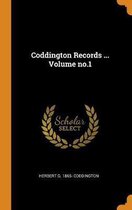 Coddington Records ... Volume No.1