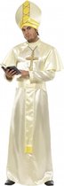 Paus kostuum wit en goud 48-50 (m)