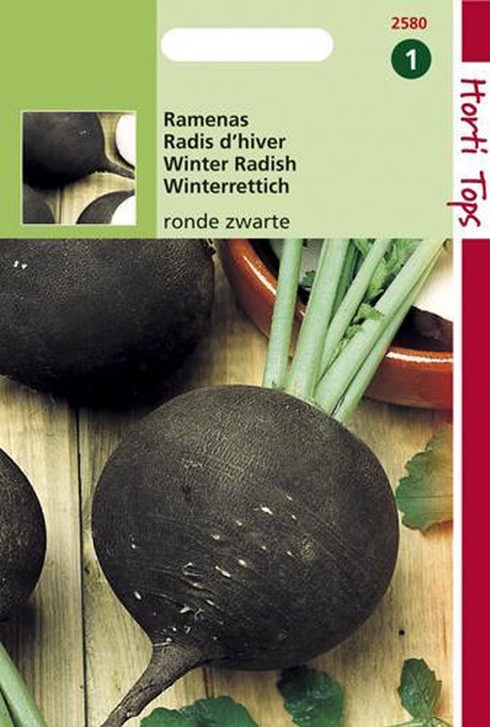 Hortitops Zaden - Ramenas Ronde Zwarte (Winter)
