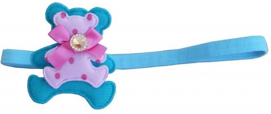 Jessidress Baby Haarband Meisjes Hoofdband met elastische Band - Blauw