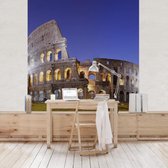 Vliesbehang 4 afmetingen Illuminated Colosseum 192*192 cm