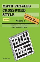 Math Puzzles Crossword Style Vol 1 (Travel Size)