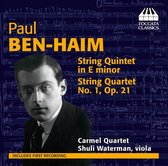 Carmel Quartet, Shuli Waterman - Ben-Haim: Chamber Music (CD)