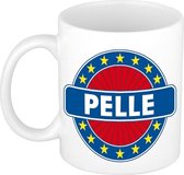 Pelle naam koffie mok / beker 300 ml  - namen mokken