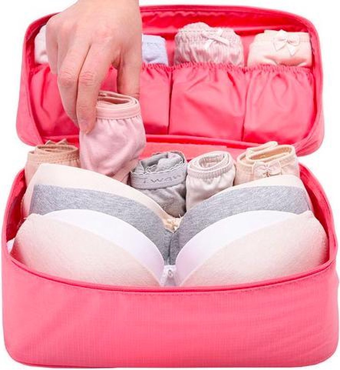 Verdorie grind Toestand Peach Portable Travel Reis Beha, ondergoed - Bh tas - Lingerie Organizer -  Bag... | bol.com