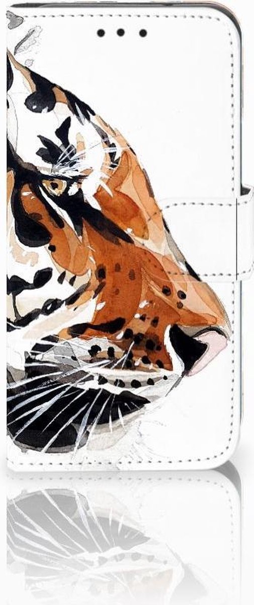 Hoesje Samsung Galaxy S10e Watercolor Tiger