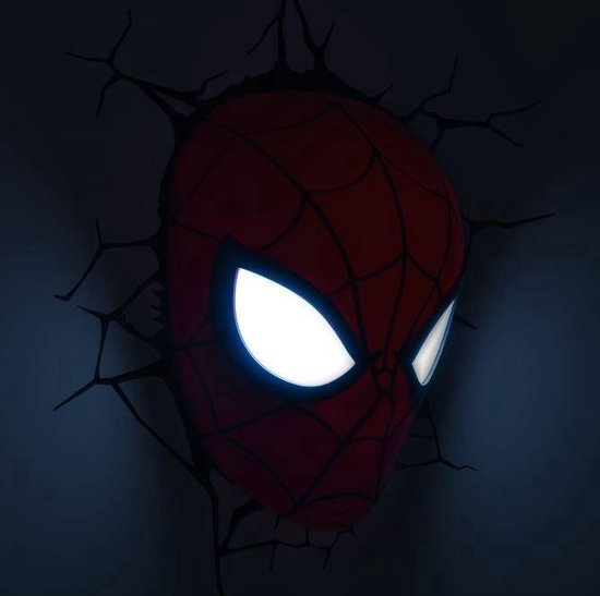 SL001 3D LED wandlamp Spiderman | bol.com