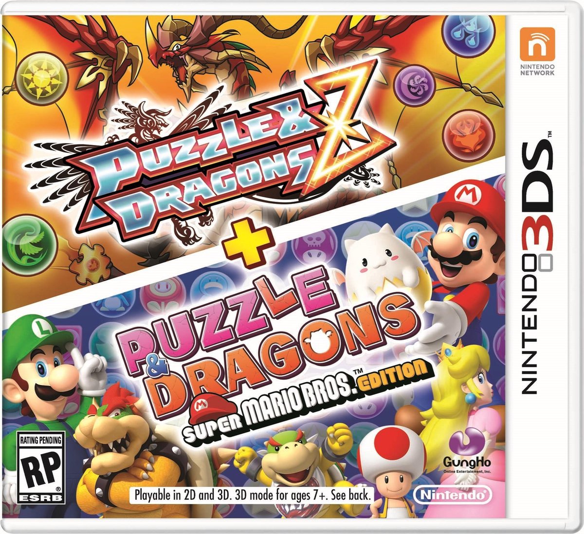 Puzzle & Dragons Z + Super Mario Bros Edition - 2DS + 3DS - Nintendo
