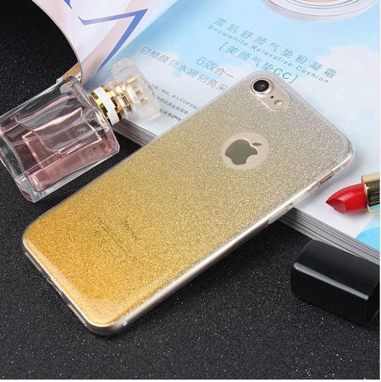 Goedaardig nederlaag onderzeeër Xssive Glitter TPU Case - Back Cover voor Apple iPhone 7 / iPhone 8 / iPhone  SE (2020)... | bol.com
