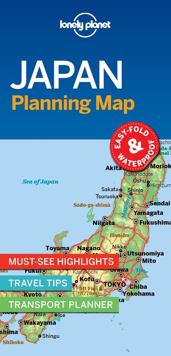 Lonely Japan Planning Map
