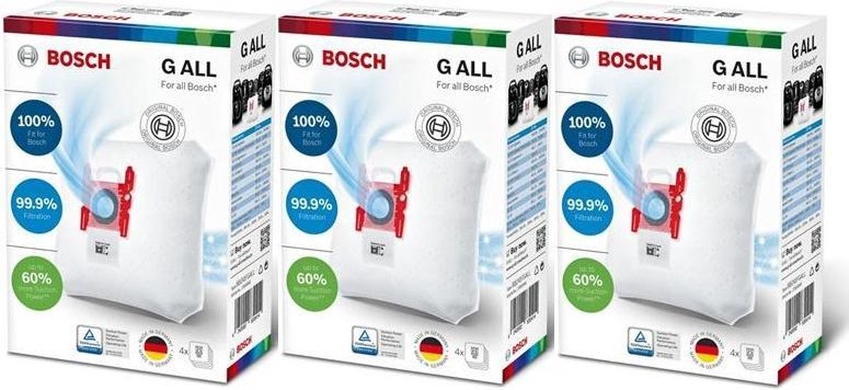 Bosch Stofzuigerzakken Type G All - 12 stuks - BBZ41FGALL