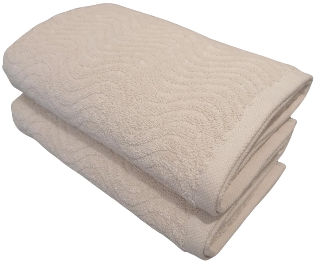 Azomor® Set van twee zachte en absorberende handdoeken voor badkamergebruik