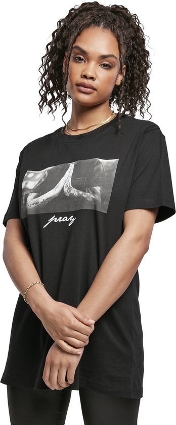 T-shirt femme Urban Classics - XS- Pray Zwart