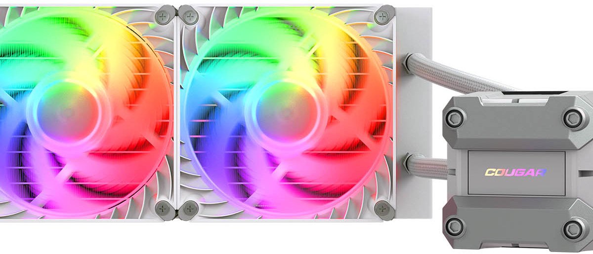 COUGAR Poseidon Ultra ARGB 240 White - Vloeistofkoelsysteem processor