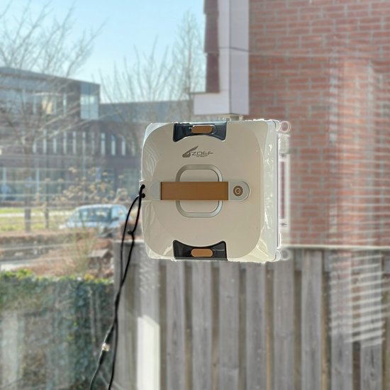 Zoef Robot robot ramenwasser Bobbie 4.0 ruitenreiniger - ramenwasser -ruitenreiniger - robot raamwasser -raamwisser - anti-slip robot - met veiligheidskabel - robot raamwasser - raamwisser