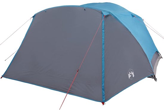 vidaXL - Tent - met - luifel - 4-persoons - waterdicht - blauw van Vidaxl — afbeelding 5