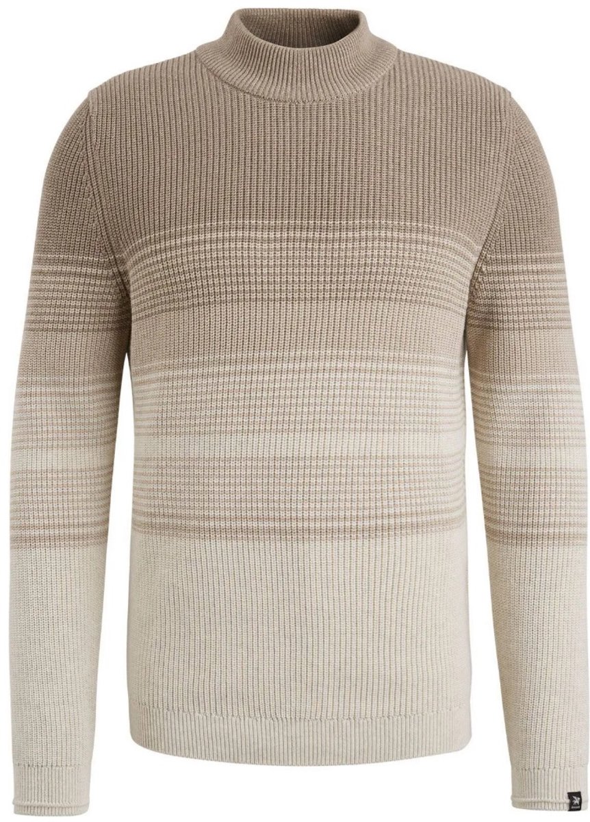 Vanguard Trui - Beige Gestreept - Maat XXL