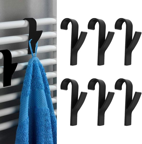 Ben Costela handdoekhouder voor radiator mat zwart
