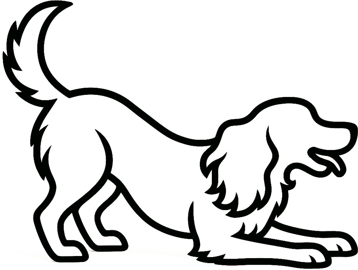 Cocker Spaniël - speels - hondenbeeldje - zwart - 24 cm breed