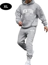 Bovista Joggingpak Heren - Huispak - Volwassenen - Trainingspak - Comfortabel - Jogging Pak - Joggingsbroek - Grijs - XL