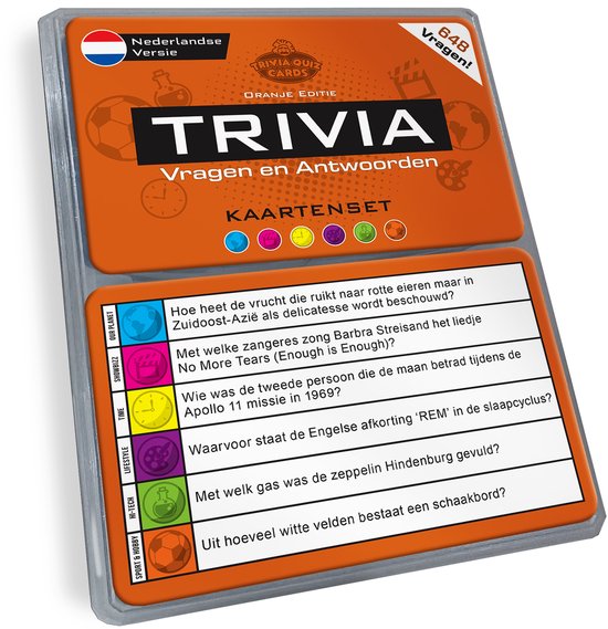 Triviant Vragen Aanvulset, Pubquiz, 648 Vraag en Antwoorden - Versie Oranje