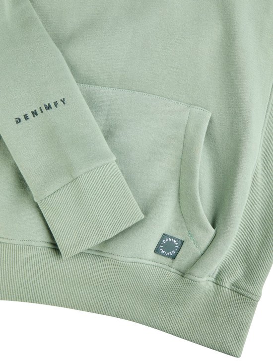 DENIMFY Pull femme DFEmma coupe régulière Vert XL Adultes Sweat à capuche Sweat à capuche