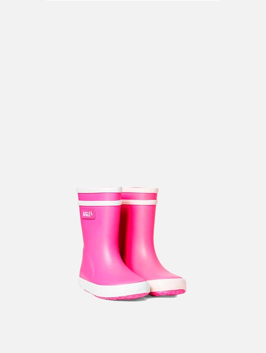 Baby Flac AIGLE® regenlaarzen voor meisjesbaby's roze
