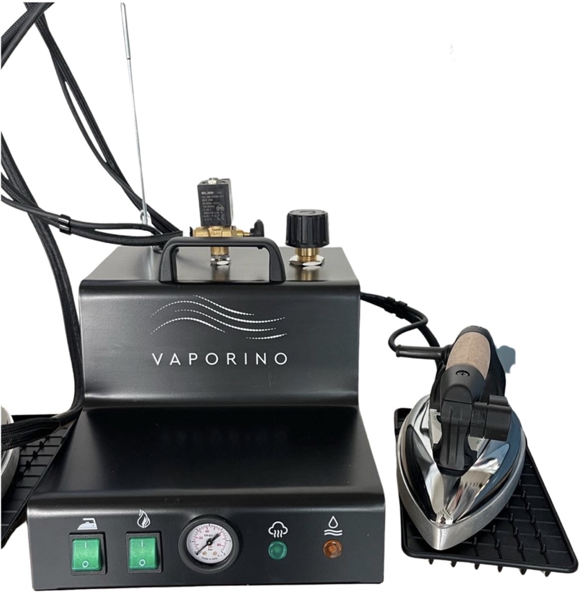 Battistella vaporino inox maxi Black stoomstrijkijzer 2.8liter model