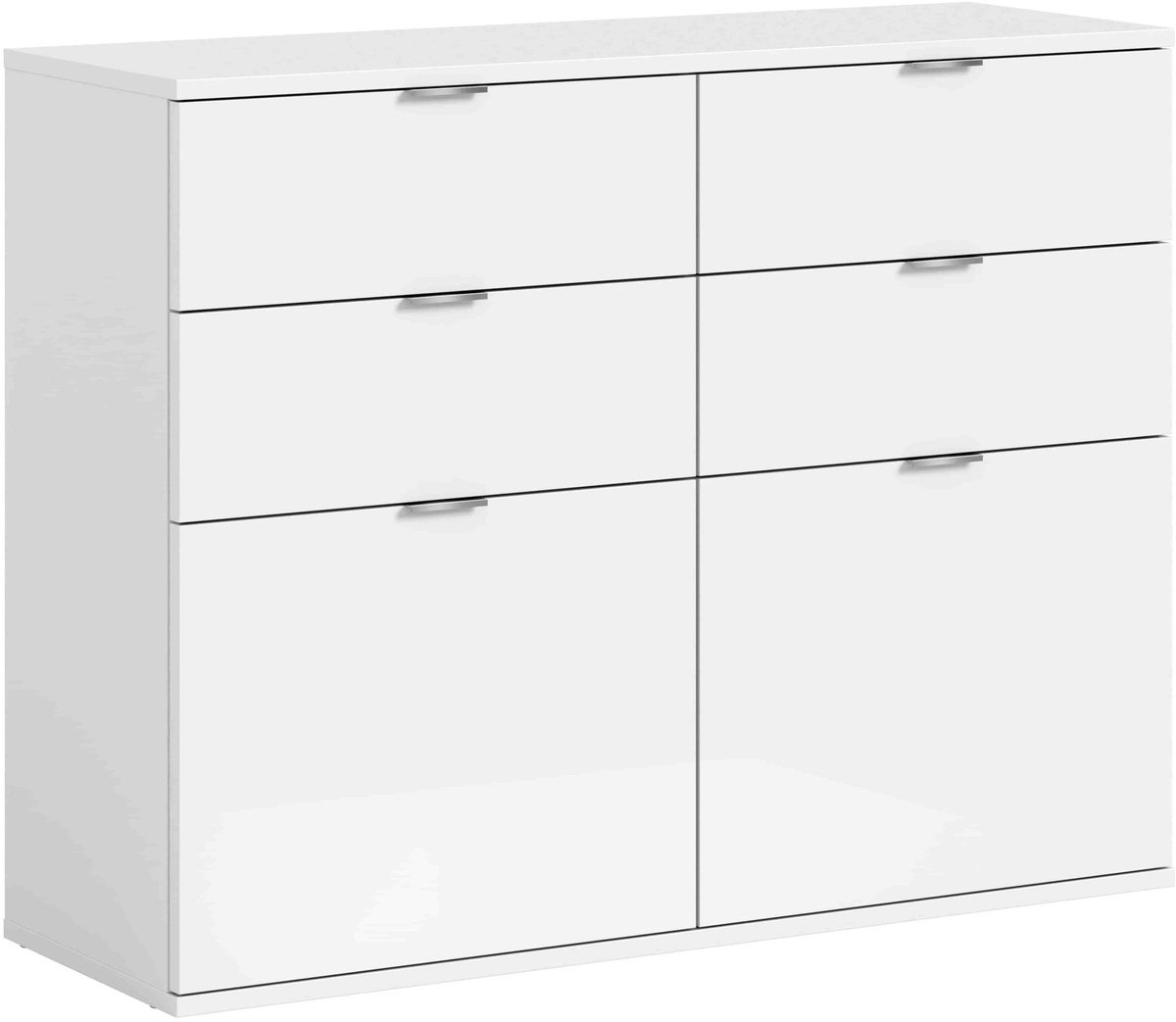 Furnilux Projectxladekast wit hoogglans wit NB - 34x120x85cm