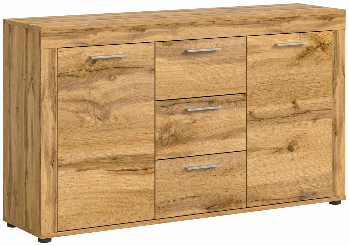 Furnilux Jam Sideboard Wotan Oak NB - 35x125x80cm Bruin