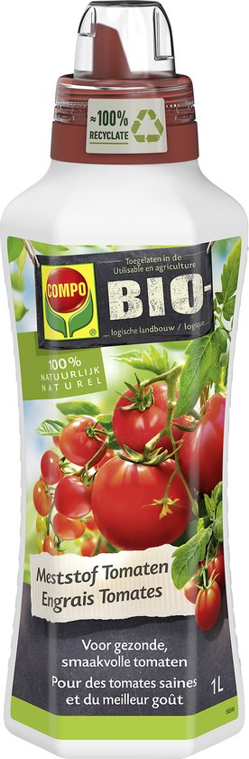 COMPO Bio Vloeibare Meststof Tomaten - 100% natuurlijk - voor gezonde, smaakvolle...