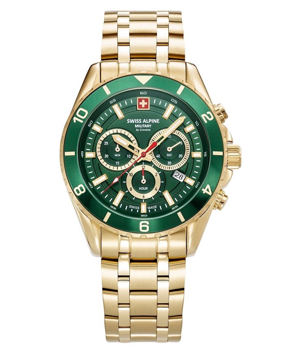 Swiss Alpine Military Sierra Chrono SAM7034.9114 mannen horloge