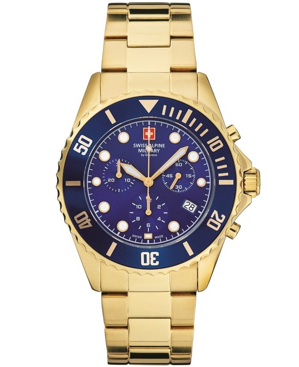 Swiss Alpine Military Master Diver Chrono SAM7053.9115 mannen horloge