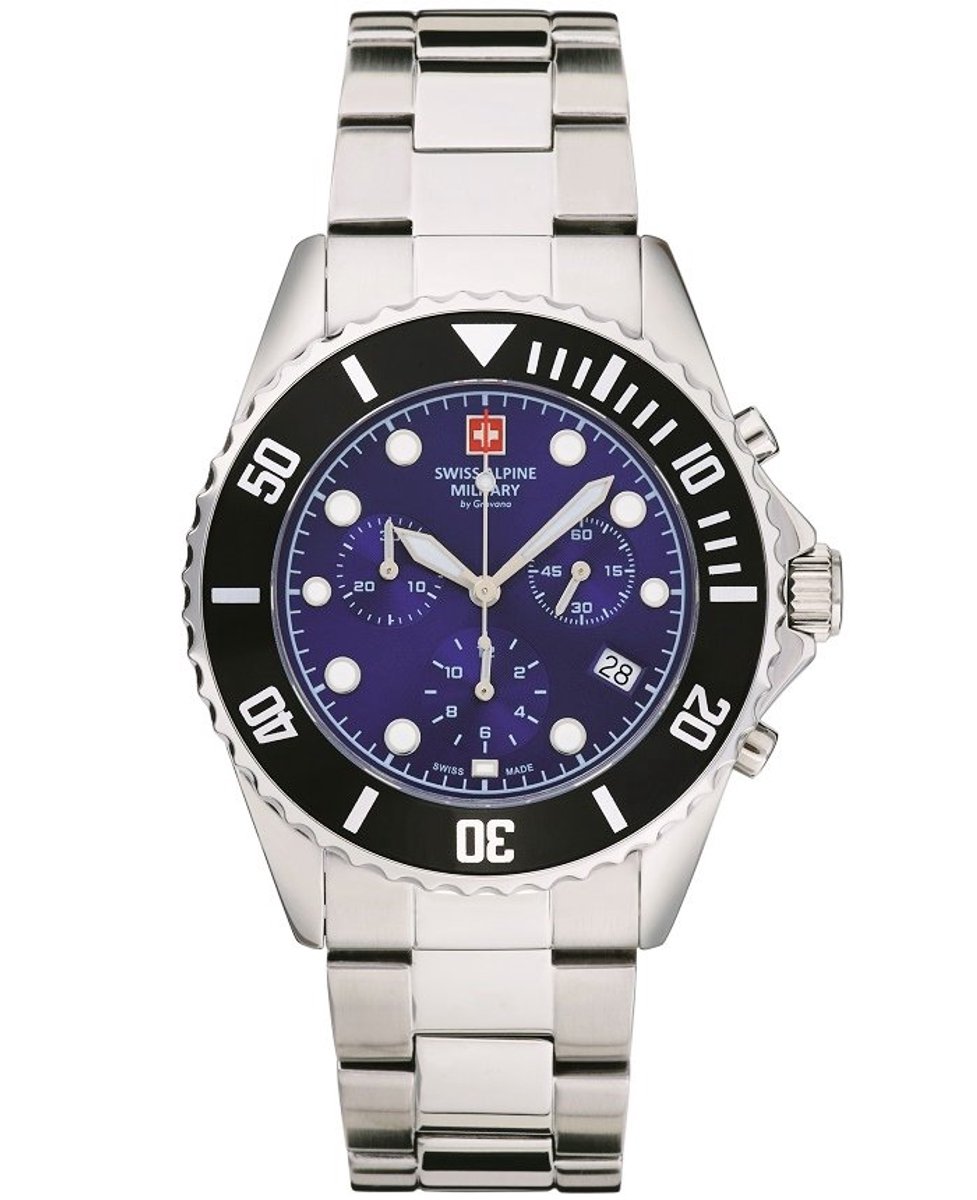 Swiss Alpine Military Master Diver Chrono SAM7053.9138 mannen horloge