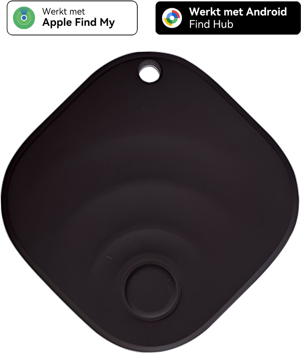 Rayofi Air Tag-Bluetooth Tracker & KeyFinder - Werkt met Apple Find My & Android Find My Device - Tracker Apple iPhone & Android - Zwart