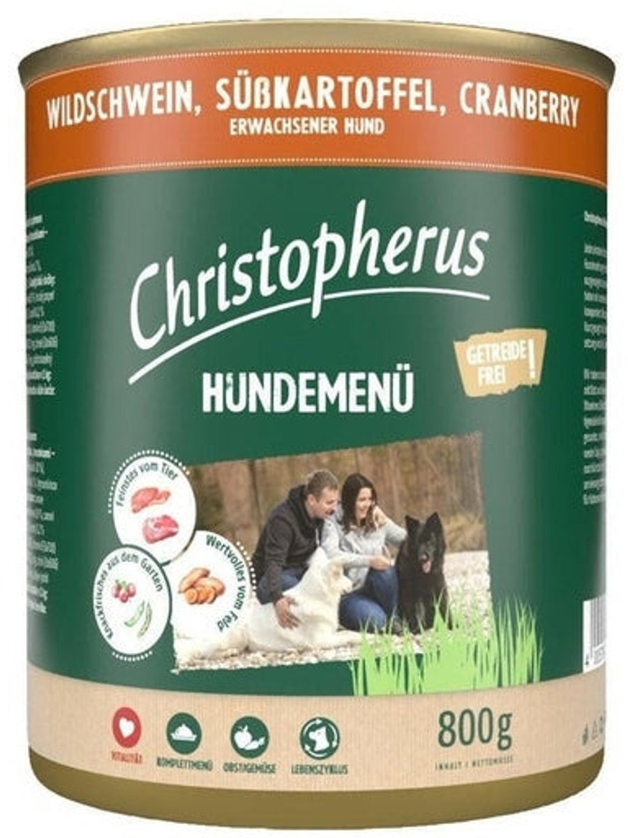 Christopherus Christoffel Menu 6x800g - Wild zwijn