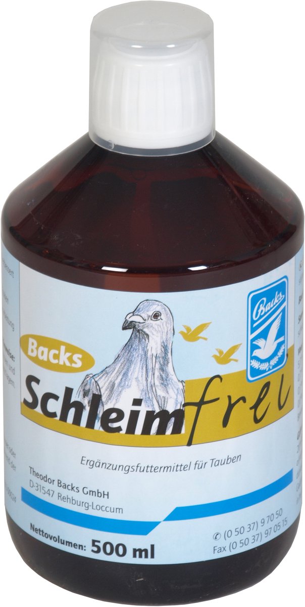 Backs Schleimfrei / Slijmvrij 500ml - voor postduiven